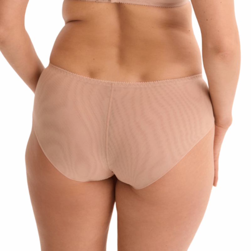 Slip Oriana in tulle e pizzo nudo Gaia Lingerie