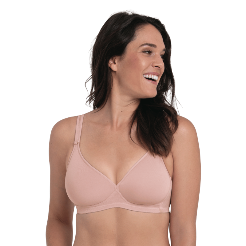 Reggiseno Selma Pure spacer traspirante senza ferretto Rosa Faia