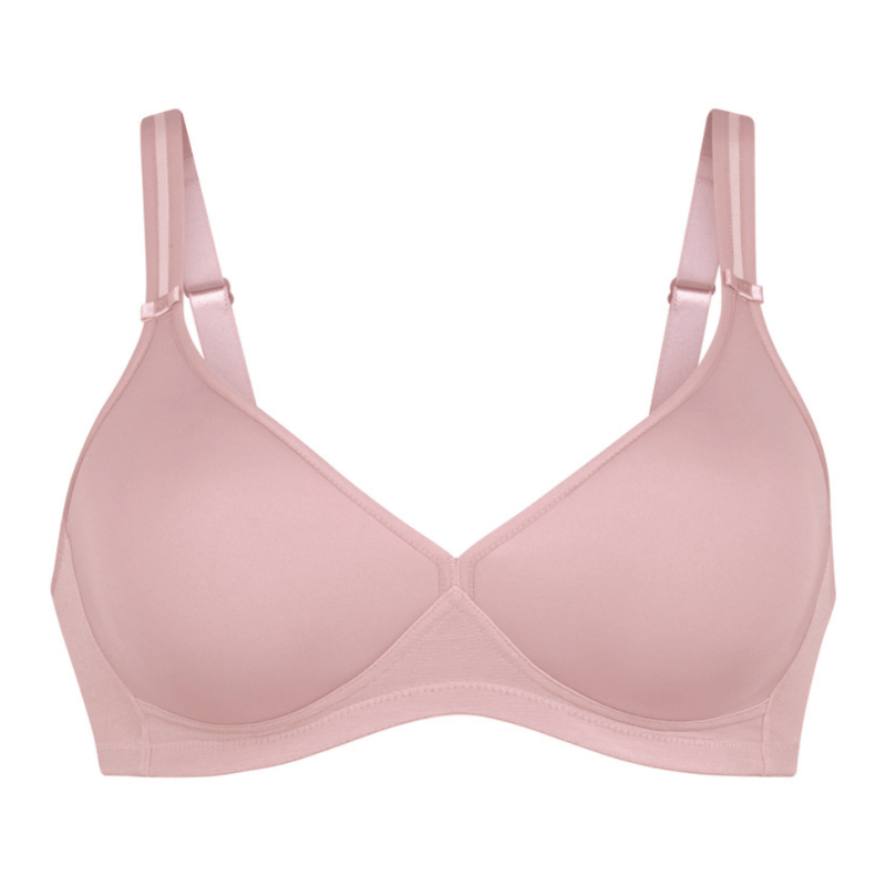 Reggiseno Selma Pure spacer traspirante senza ferretto Rosa Faia