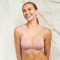 Reggiseno Selma Pure spacer traspirante senza ferretto Rosa Faia