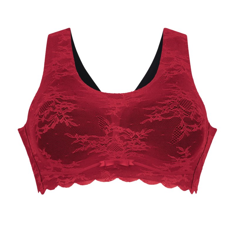 Bralette con coppe imbottite Essential Lace Anita