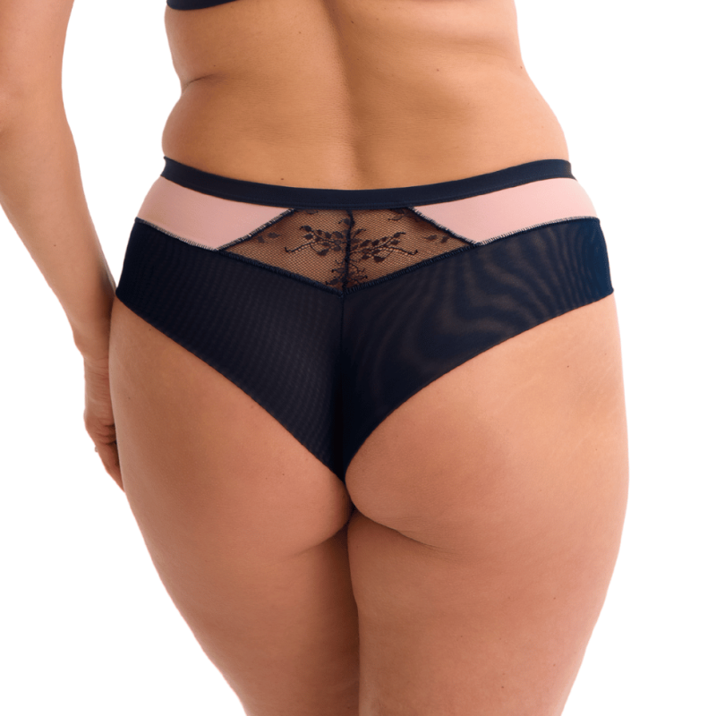 Brasiliana Frida blu marino rosa Gaia Lingerie
