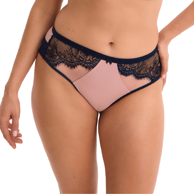 Brasiliana Frida blu marino rosa Gaia Lingerie
