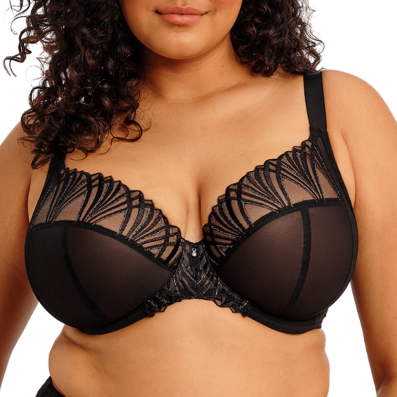 Reggiseno soft Reja Nero  speciale coppe grandi