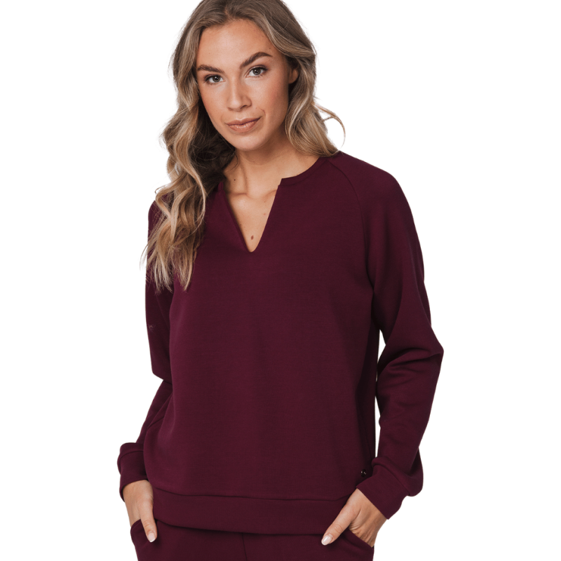 Tuta due pezzi manica lunga Pastunette dark red