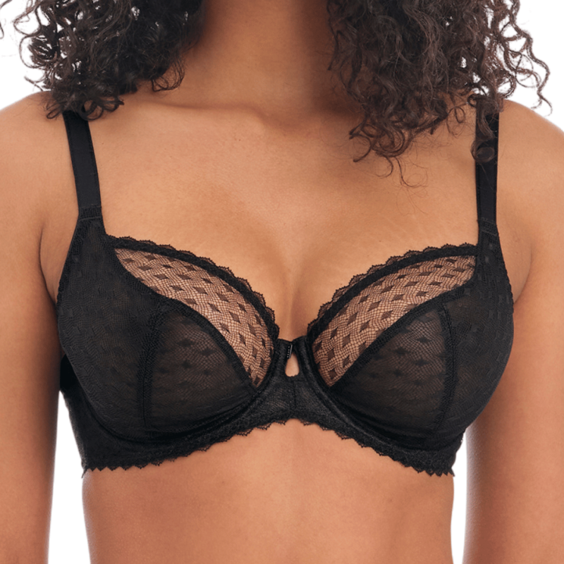 Reggiseno plunge Signature nero Freya Lingerie
