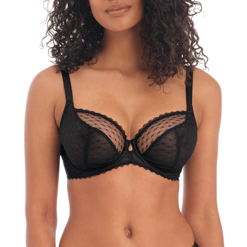 Reggiseno plunge Signature nero Freya Lingerie