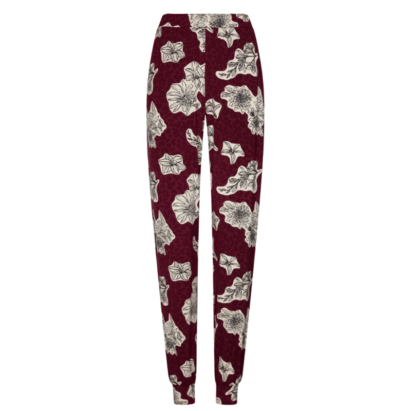 Pigiama due pezzi manica lunga Pastunette dark red