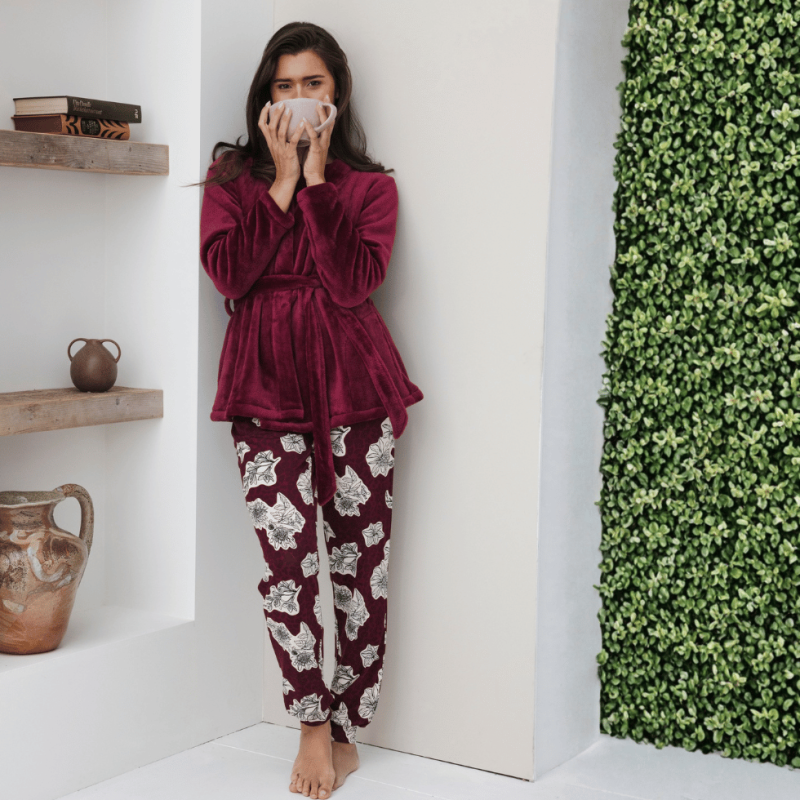 Kimono in pile tecnico Pastunette