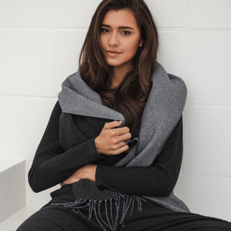 Pigiama due pezzi manica lunga Pastunette dark grey