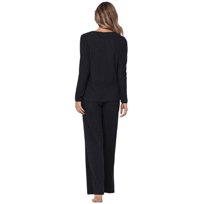 Pigiama due pezzi manica lunga Pastunette dark grey