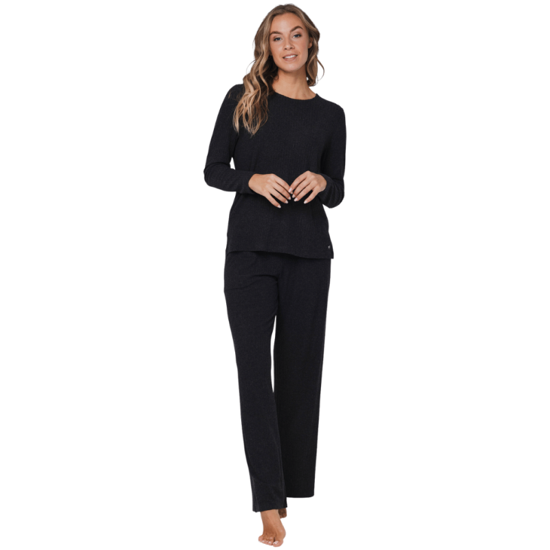 Pigiama due pezzi manica lunga Pastunette dark grey