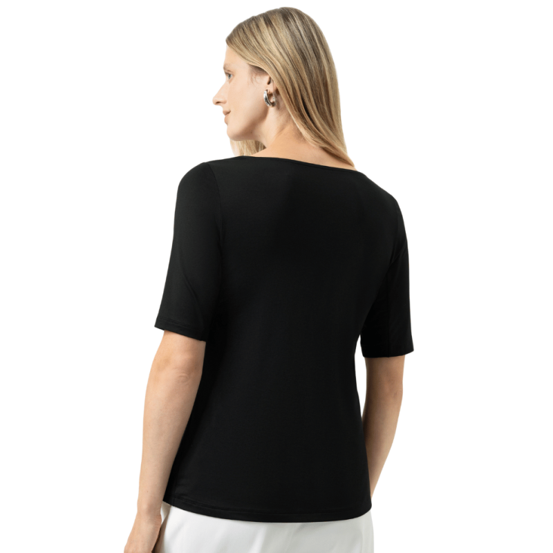 T-shirt serie Blazershirt di Mey Lingerie nero