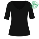 T-shirt serie Blazershirt di Mey Lingerie nero