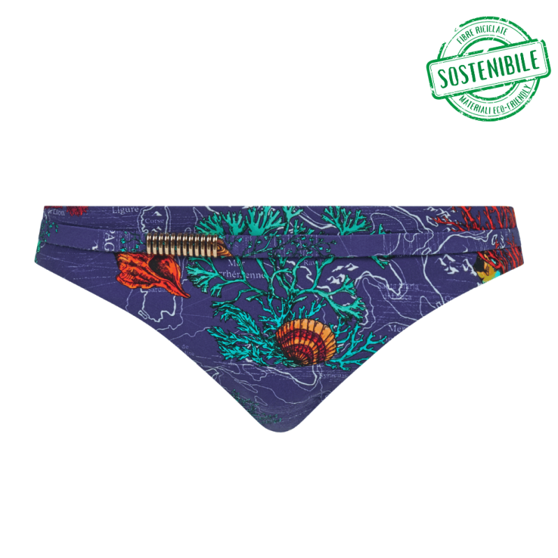 CL-C16VA0-C80-Slip bikini vita media combinabile Icon - dark mediterranean