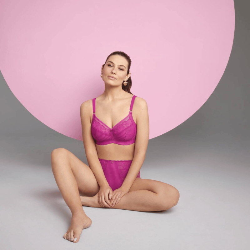 Reggiseno Sita senza ferretto Rosa Faia con coppe fino alla F