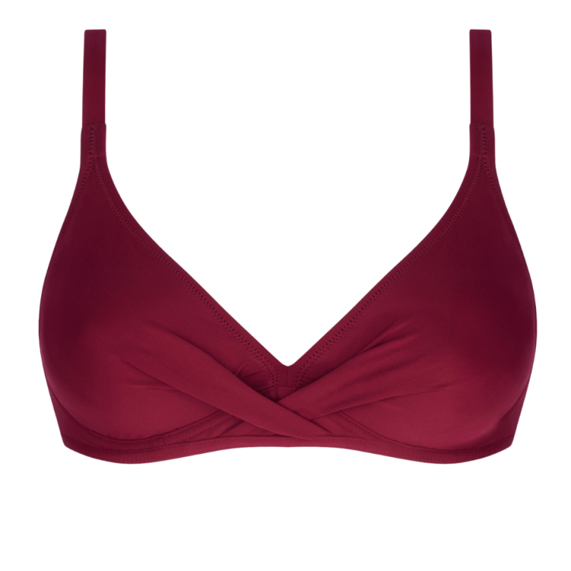 ANG-FBB6614-PR-Bikini a triangolo la Chiquissima senza ferro preformato - Prune