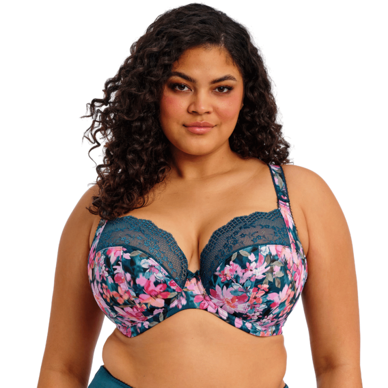 Reggiseno soft Lucie teal floral di Elomi Lingerie