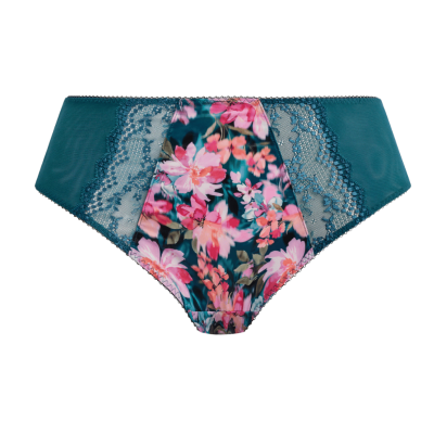 Slip Lucie alto teal floral Elomi lingerie