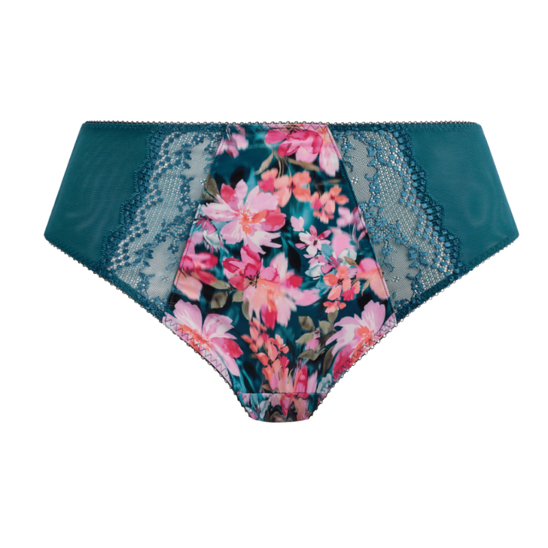 Slip Lucie alto teal floral Elomi lingerie