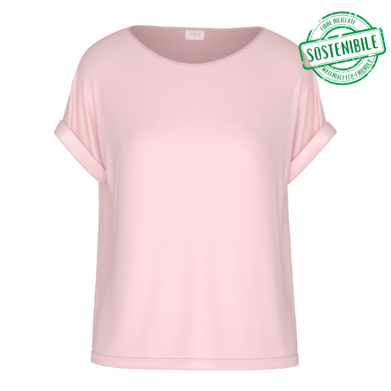 MEY-1210016-558 - T-shirt manica corta Pure Chic - Bon Bon Pink