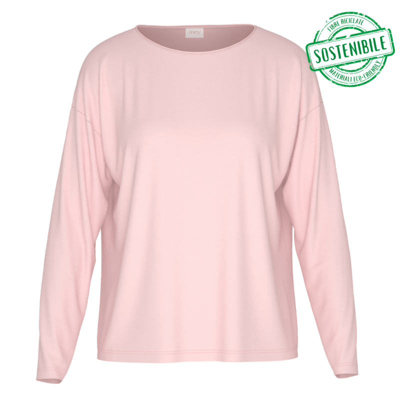 MEY-1210017-558- Maglia maniche lunghe serie Pure Chic - Bon bon pink