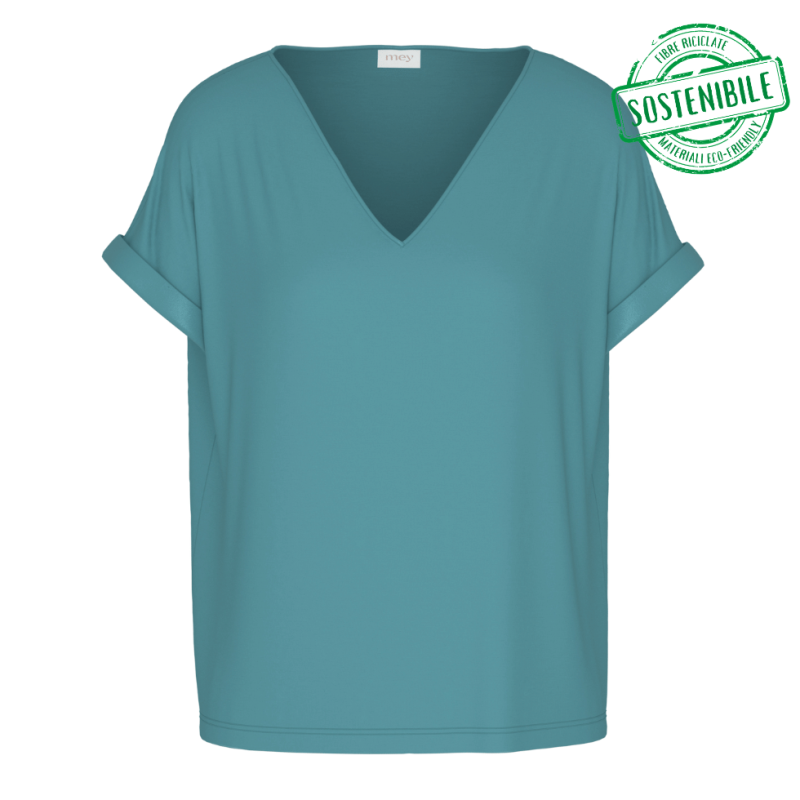 MEY-1210103-1748 - T-shirt manica corta Pure Chic - Teal dream