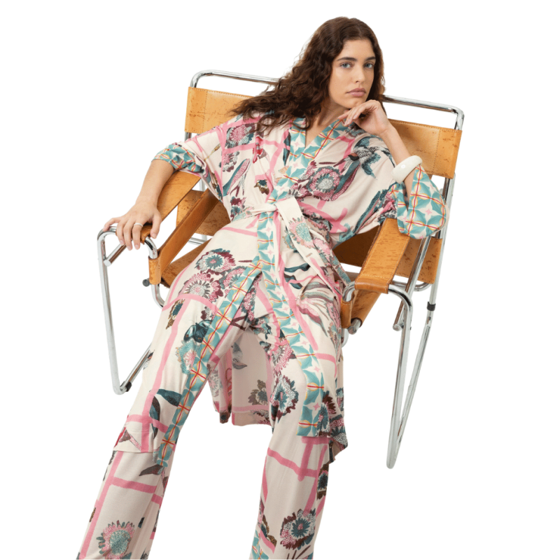 Kimono Fragmented Garden di Mey