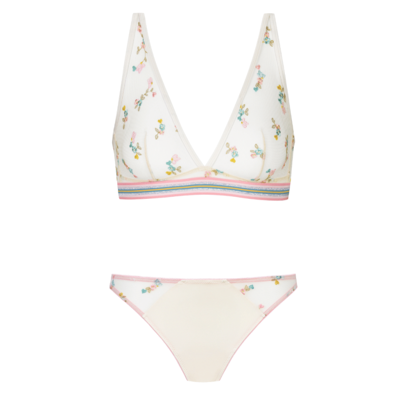 Completo Bralette Mey Poetry Flowery