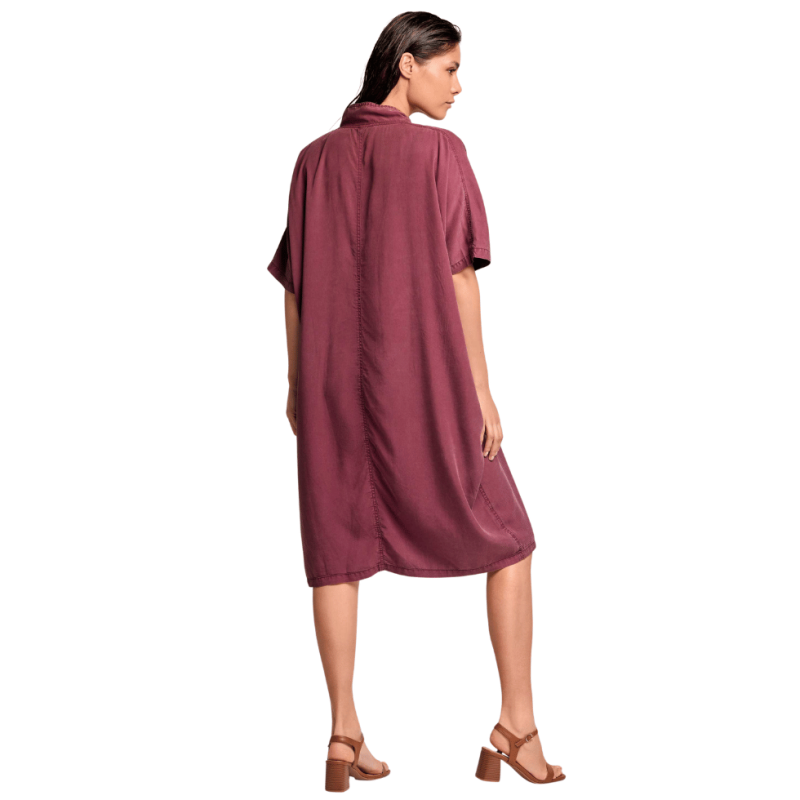 Abito kaftano wine Dayana by David