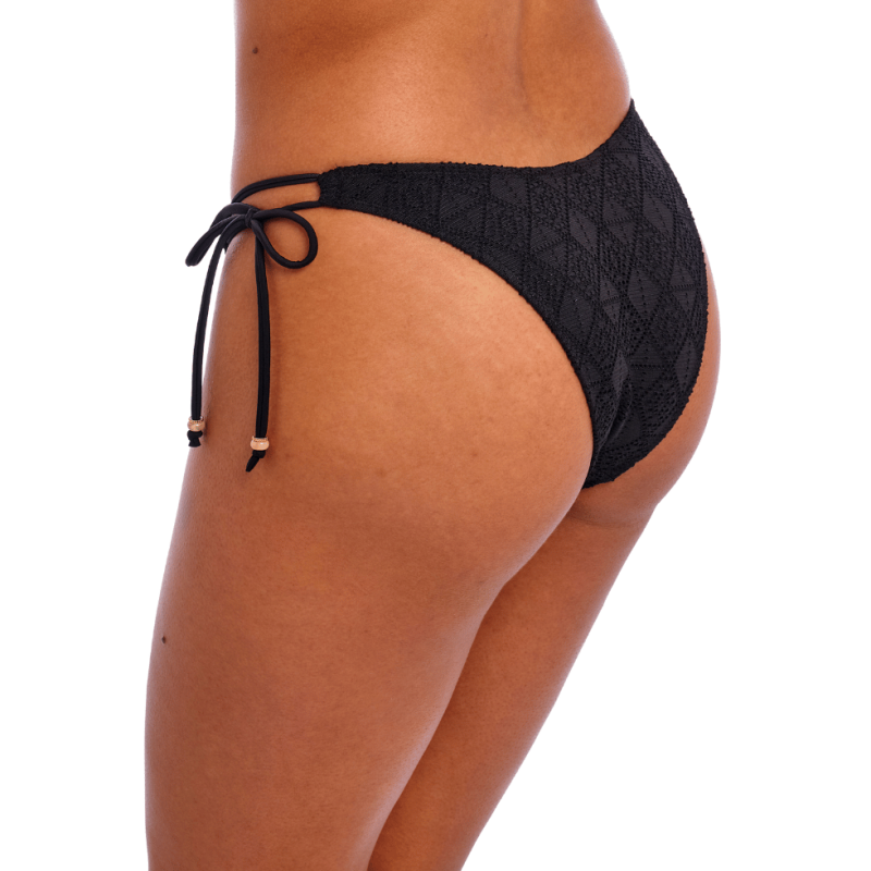 Slip con laccetti Nomad Nights Nero di Freya Swim