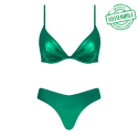 Bikini due pezzi Metallic di Chantelle Pulp Rainforest glow